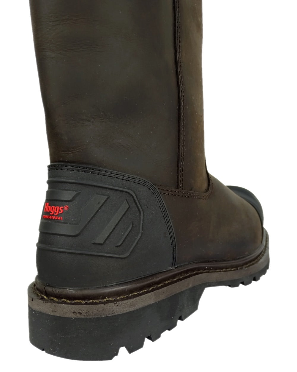 Brown Coloured Hoggs of Fife Thor Safety Rigger Boots on white background 