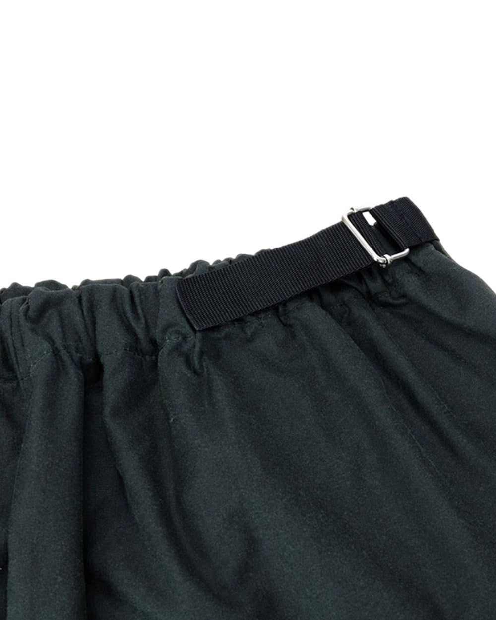 Olive Coloured Hoggs of Fife Waxed Overtrousers on white background 