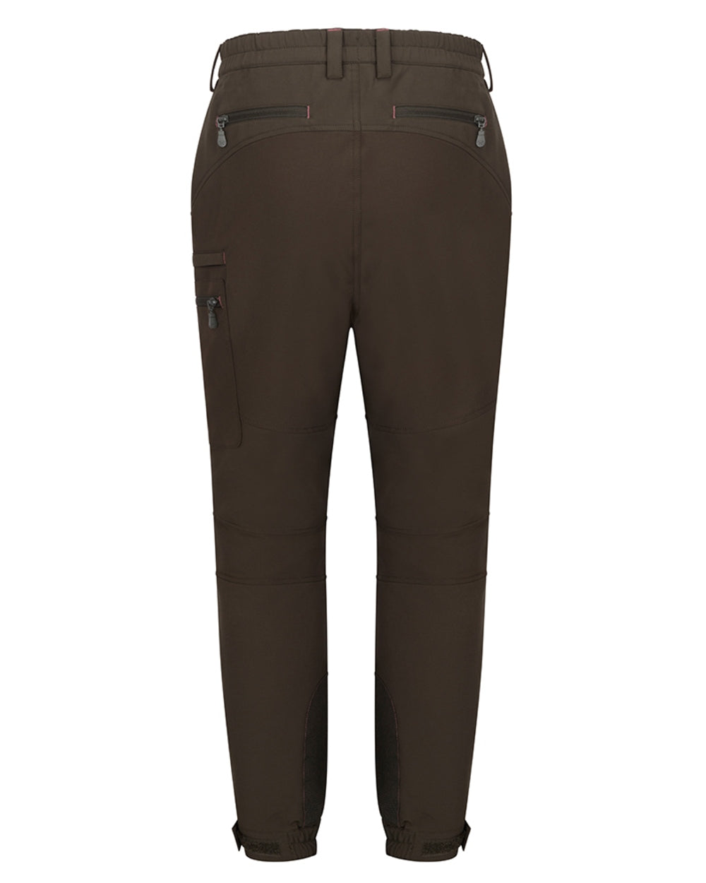 Green Coloured Hoggs of Fife Womens Ardross 4-Way Active Trousers on white background 