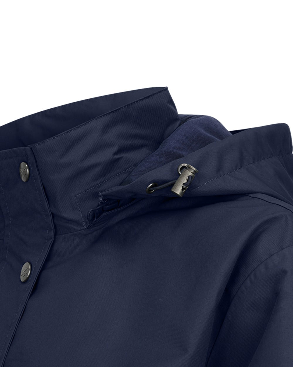 Navy Coloured Hoggs of Fife Womens Fara Waterproof Jacket on white background 