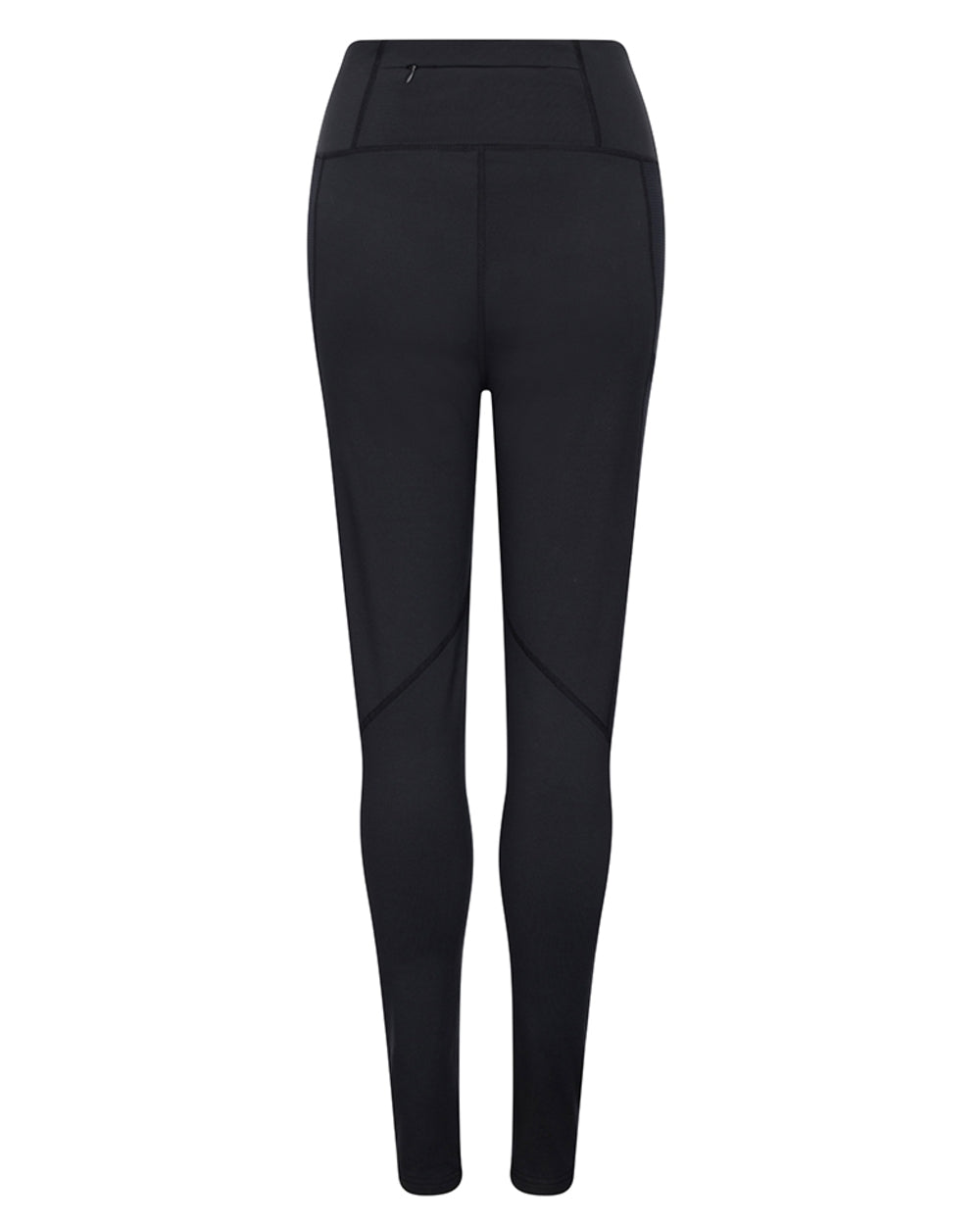 Black Coloured Hoggs of Fife Womens Skye Active Thermal Leggings on white background 
