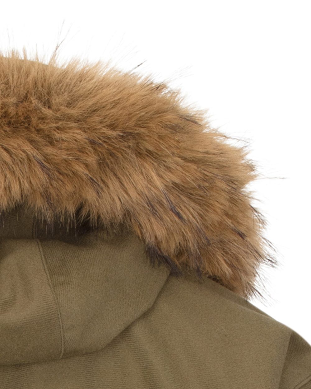 Olive coloured Hoggs of Fife Womens Torness Trilaminate 3-In-1 Jacket on white background 