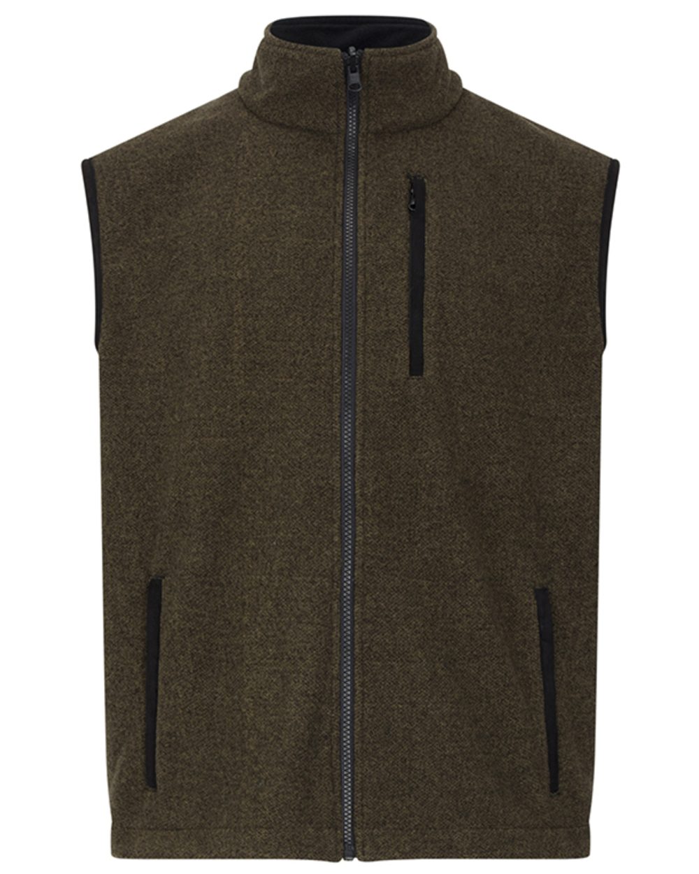 Olive coloured Hoggs of Fife Womens Torness Trilaminate 3-In-1 Jacket on white background 