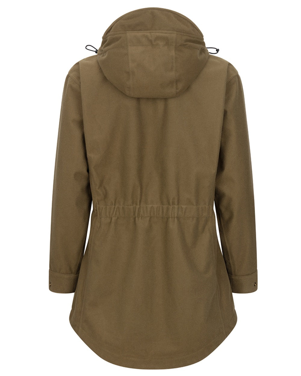 Olive Coloured Hoggs of Fife Womens Torness Trilaminate Smock on white background 