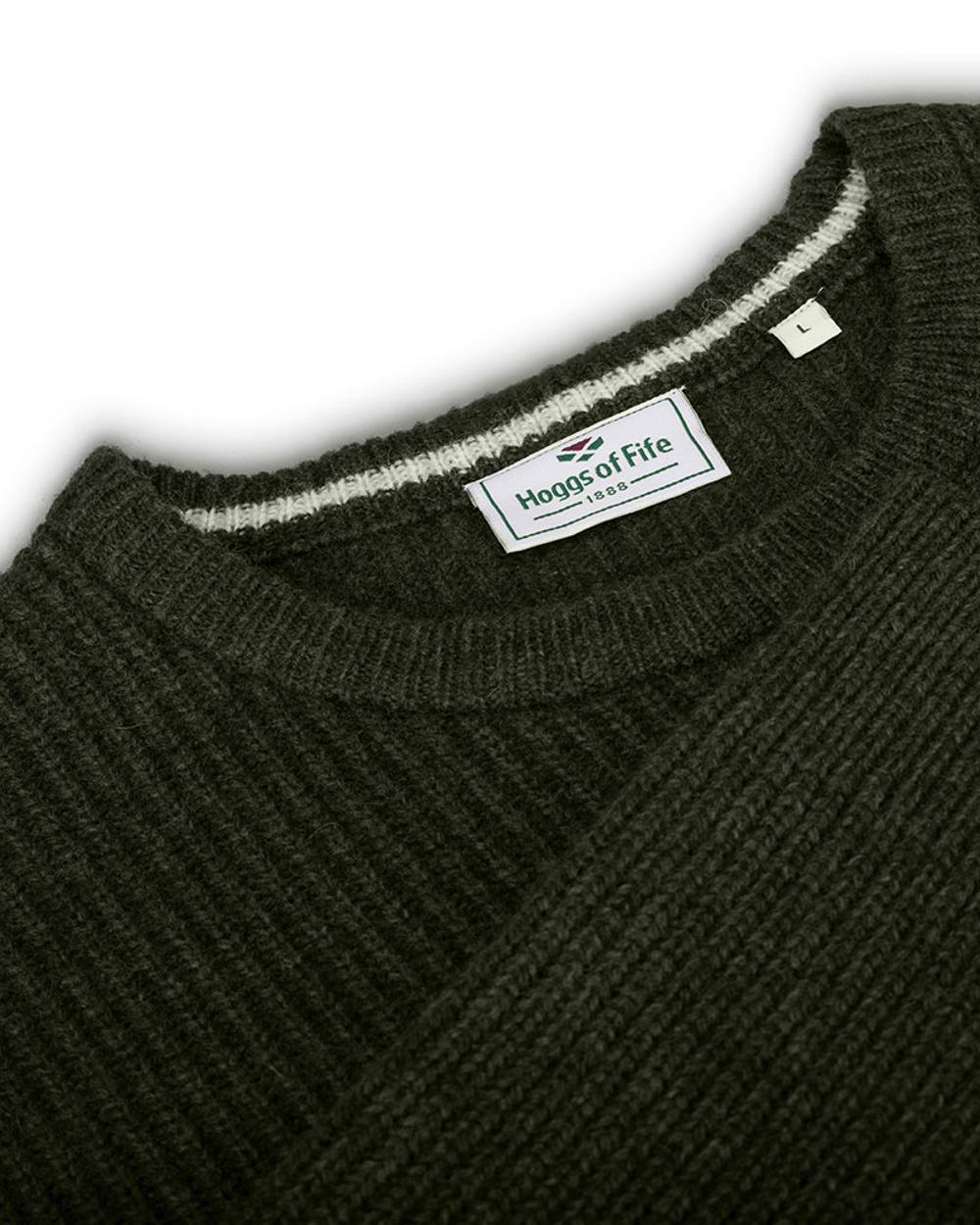 Hoggs of Fife Borders Ribbed Knit Pullover