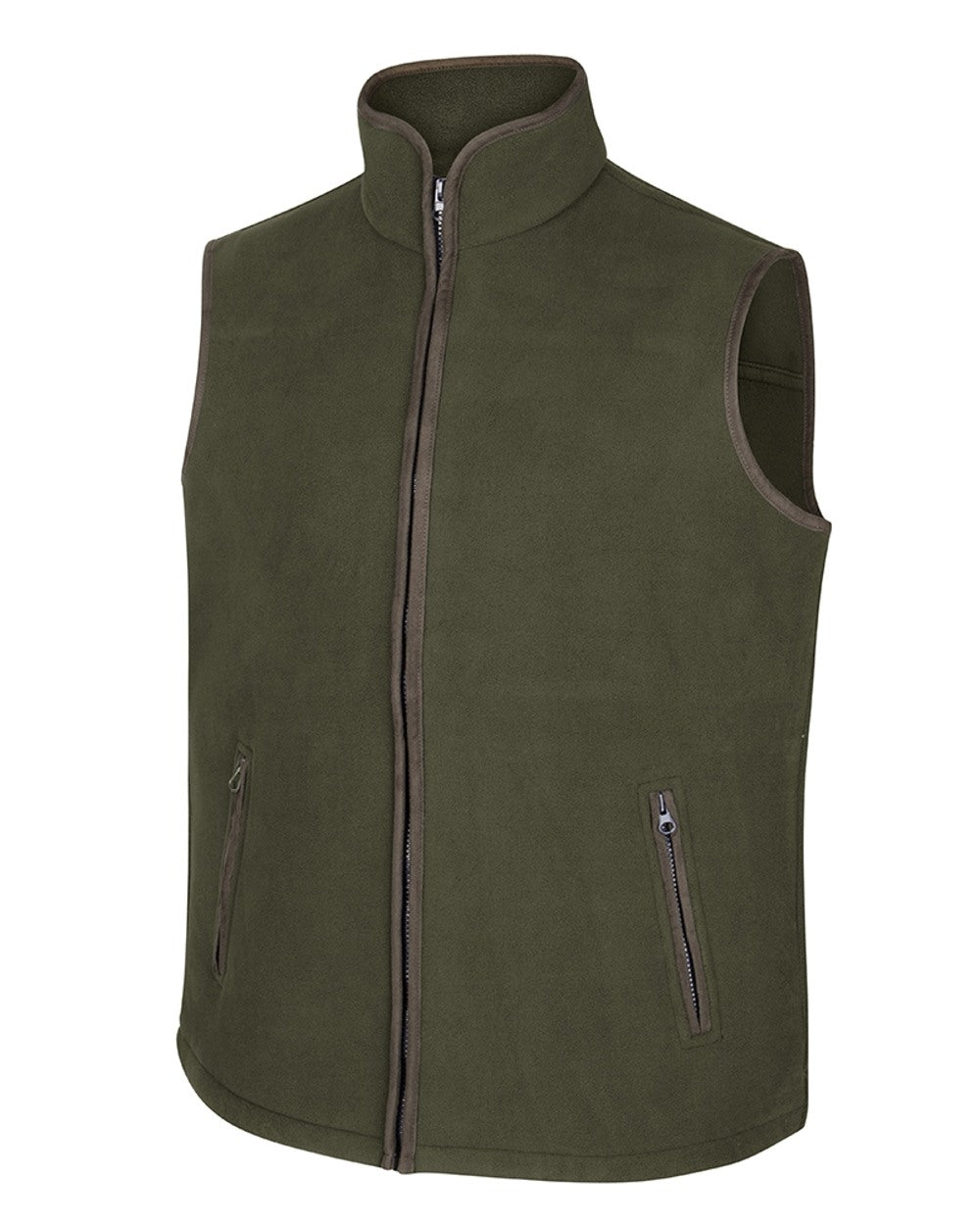 Hoggs of Fife Woodhall Fleece Gilet in Green 