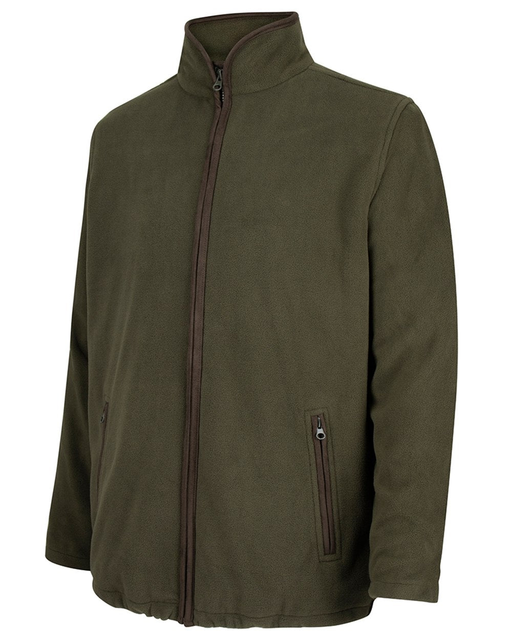 Hoggs of Fife Woodhall Fleece Jacket in Green 
