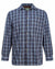 Hoggs of Fife Micro Fleece Lined Shirt in Bark #colour_bark