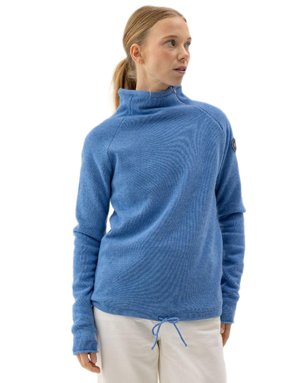 Oxford Coloured Holebrook Womens Martina Knitted Windproof Sweater on white background 