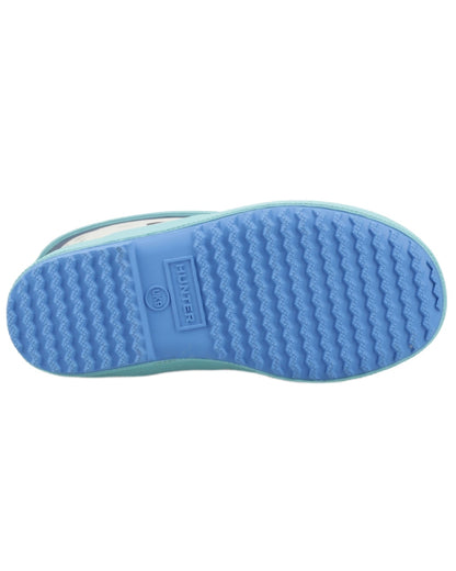 Polar Bear Coloured Hunter Childrens First Insulated Tall Boots on white background 