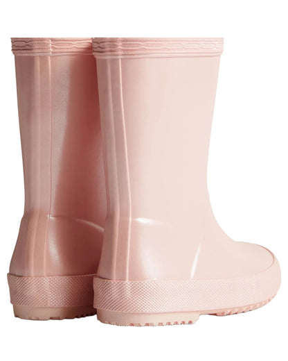 Bella Coloured Hunter Childrens First Nebula Wellington Boots on white background 