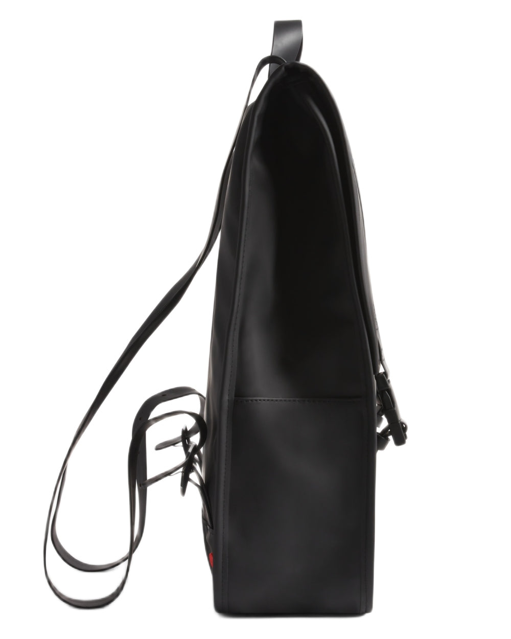 Black coloured Hunter Crovie Backpack on white background 