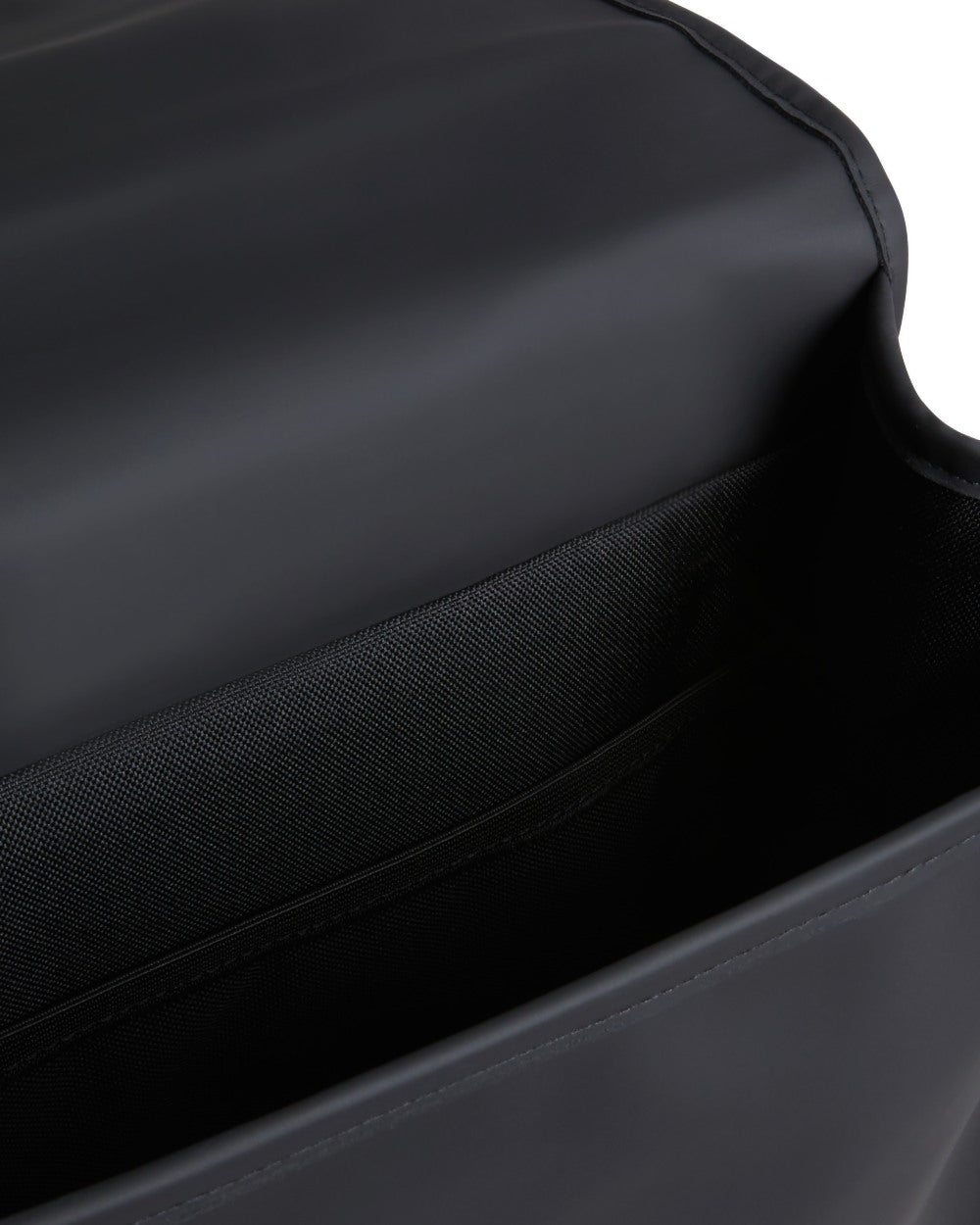 Black coloured Hunter Crovie Backpack on white background 