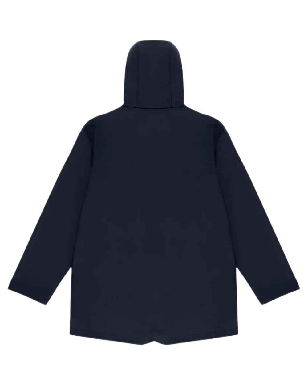 Night Sky coloured Hunter Downpour Jo Pu Rain Parka on white background 