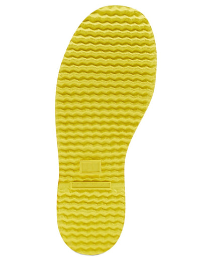 Rainbow Coloured Hunter Kids First Classic Rainbow Print Wellingtons on white background 