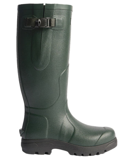 Dark Olive Black Coloured Hunter Mens Balmoral MK II Boots on white background 