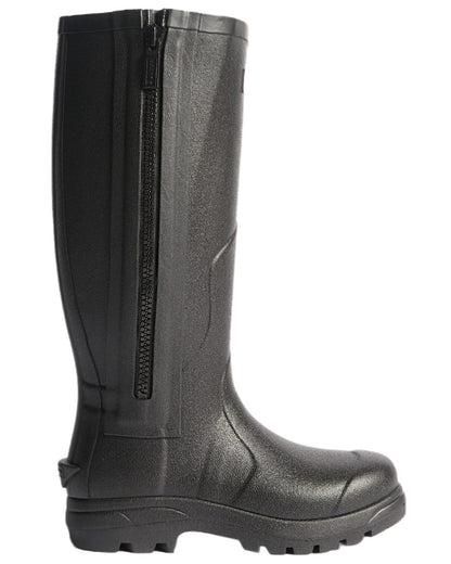 Black Coloured Hunter Mens Balmoral MK II Full Zip Boots on white background 