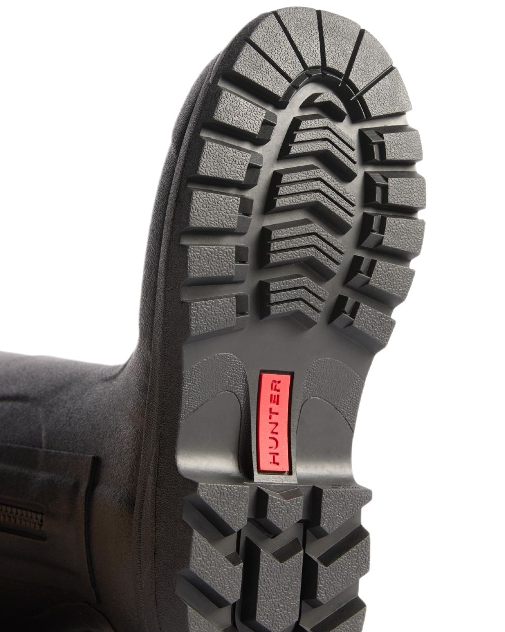 Black Coloured Hunter Mens Balmoral MK II Full Zip Boots on white background 