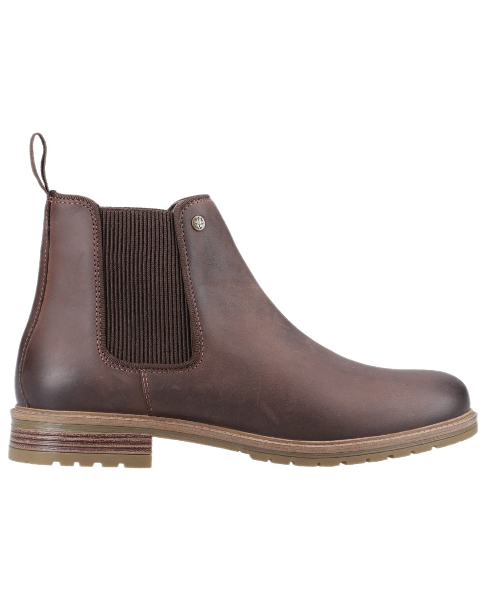 Brown Coloured Hunter Mens Jura Dealer Boots on White Background

