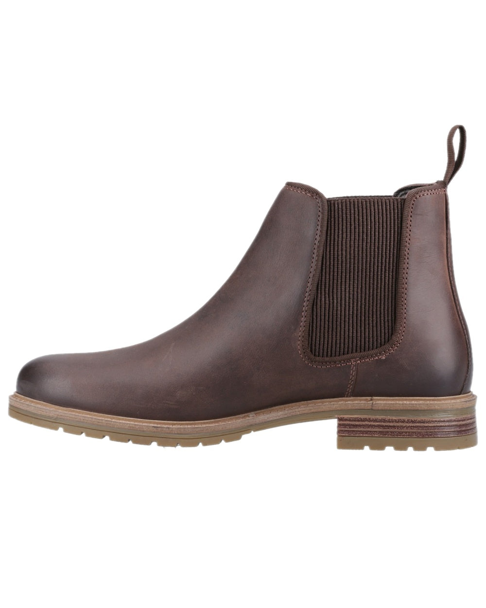 Brown Coloured Hunter Mens Jura Dealer Boots on White Background
