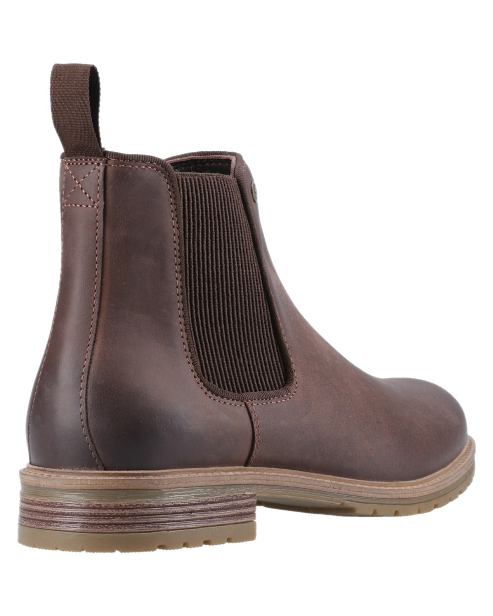 Brown Coloured Hunter Mens Jura Dealer Boots on White Background
