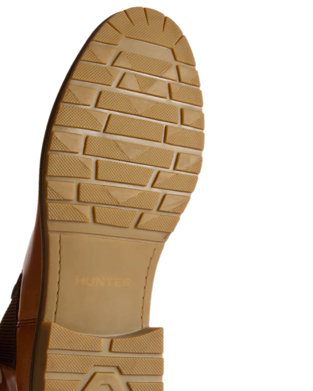 Tan Coloured Hunter Mens Munro Dealer Boots on white background 