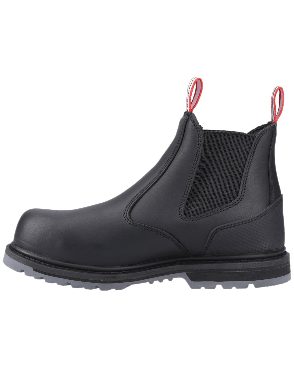 Black Coloured Hunter Mens Thunder Dealer Boots on white background 