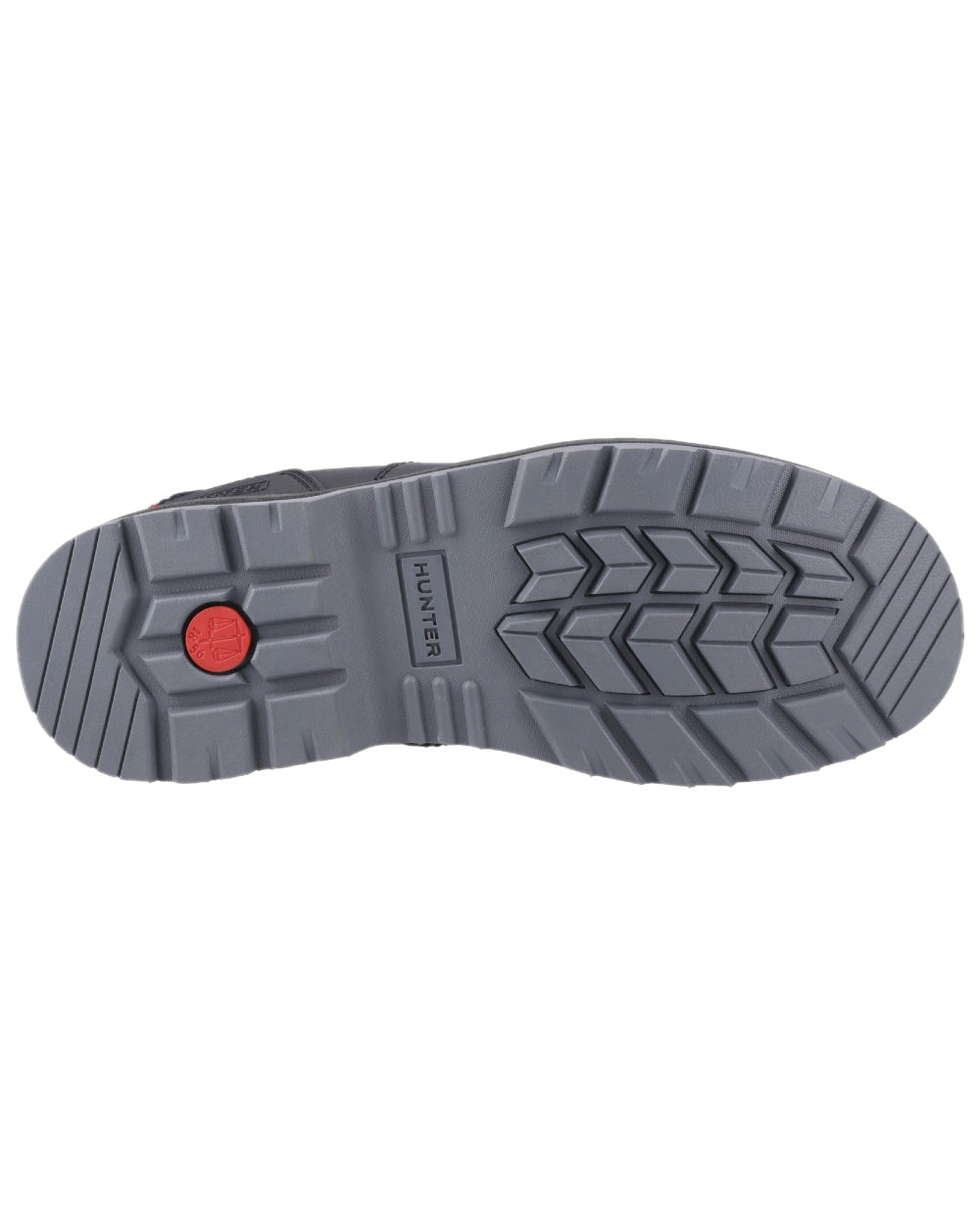 Black Coloured Hunter Mens Thunder Dealer Boots on white background 