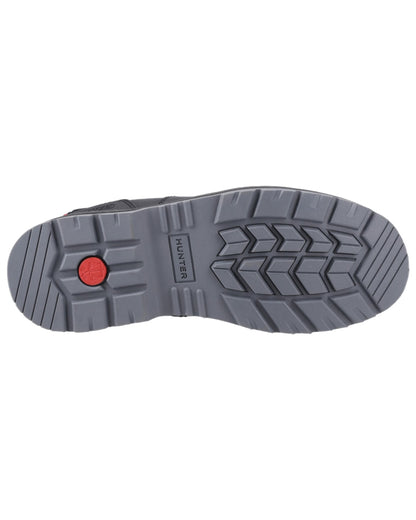 Black Coloured Hunter Mens Thunder Dealer Boots on white background 