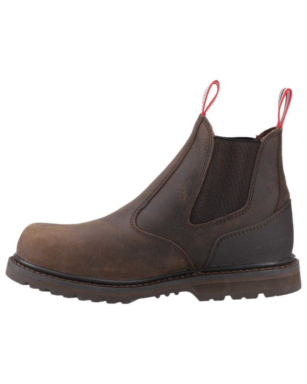 Brown Coloured Hunter Mens Thunder Dealer Boots on white background 