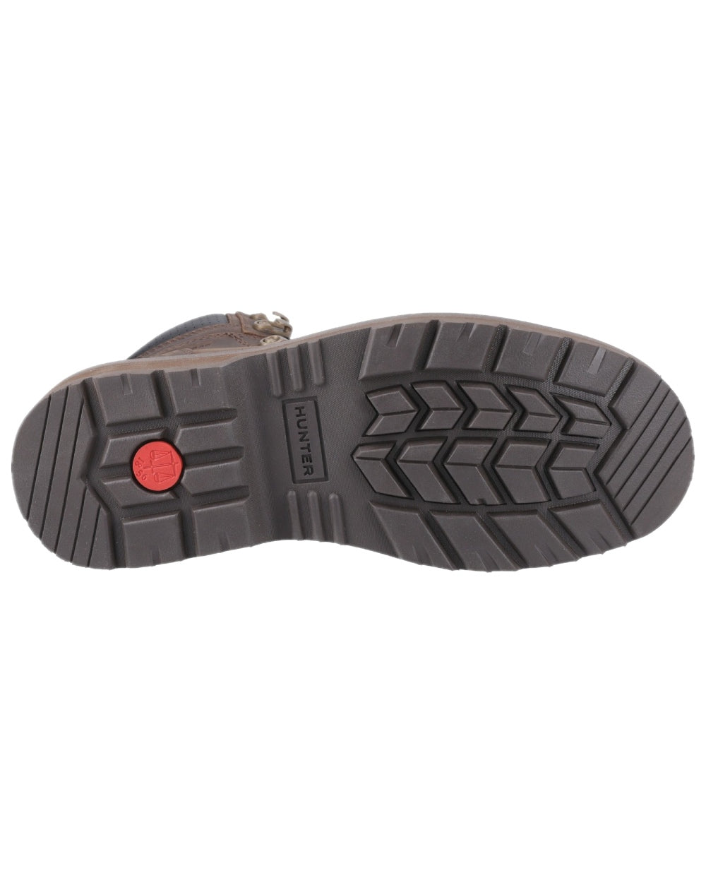 Brown Coloured Hunter Mens Tornado Safety Boots on white background 