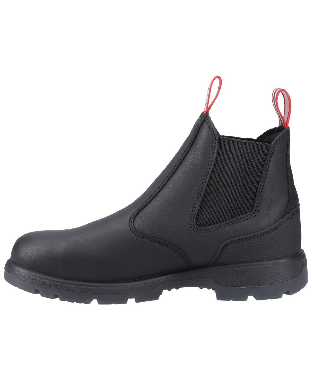 Black Coloured Hunter Mens Twister Dealer Boots on white background 