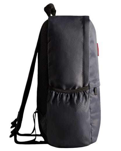 Navy coloured Hunter Nylon Large Backpack on white background 