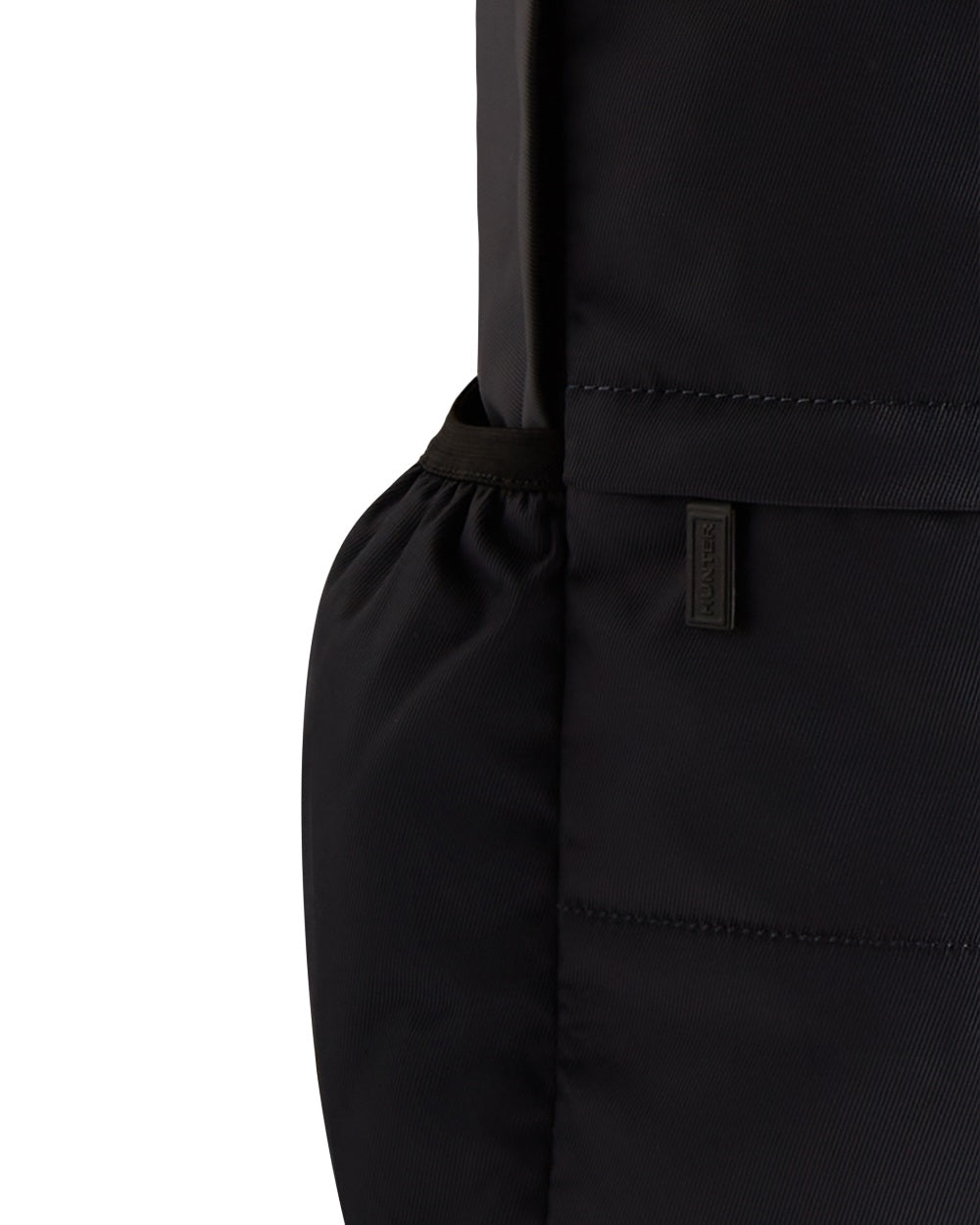 Navy coloured Hunter Nylon Large Backpack on white background 