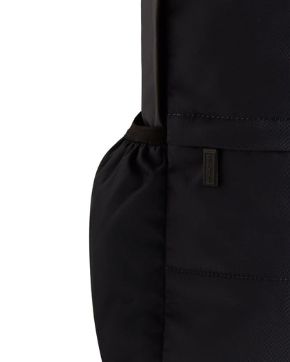 Navy coloured Hunter Nylon Large Backpack on white background 