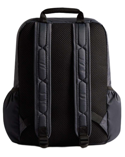 Navy coloured Hunter Nylon Large Backpack on white background 