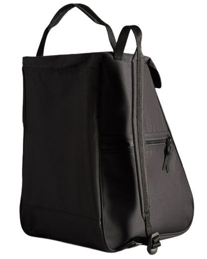 Black coloured Hunter Short Boot Bag on white background 