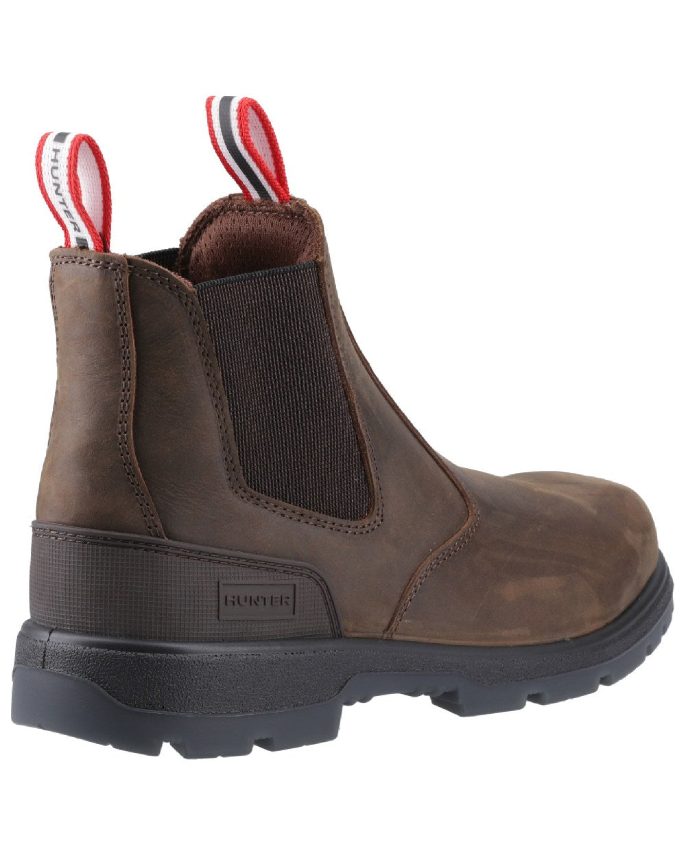 Brown Coloured Hunter Womens Breeze Dealer Boots on white background 