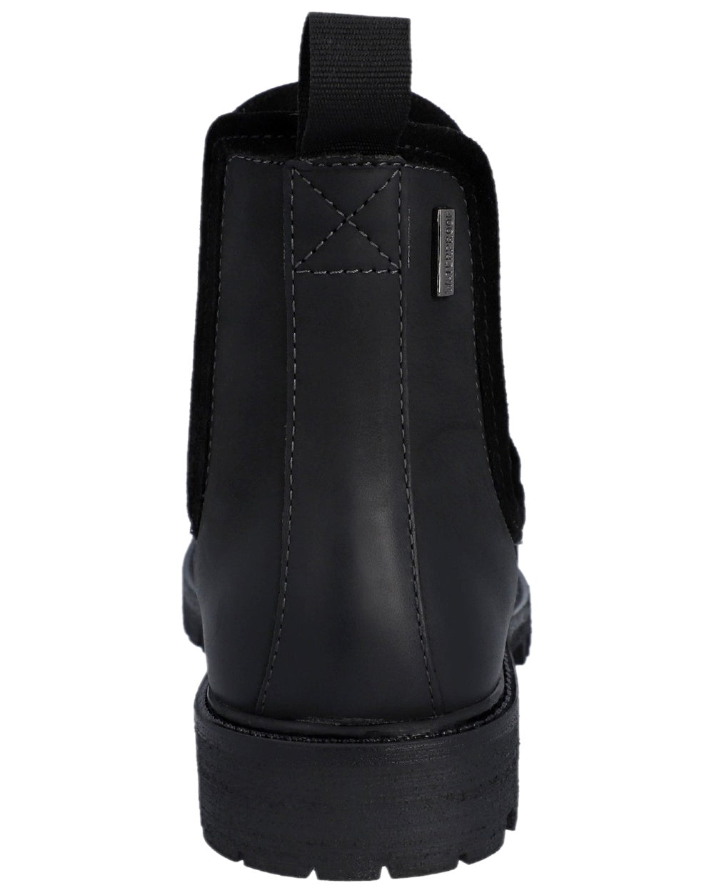 Black Coloured Hunter Womens Canna Waterproof Dealer Boots on white background 