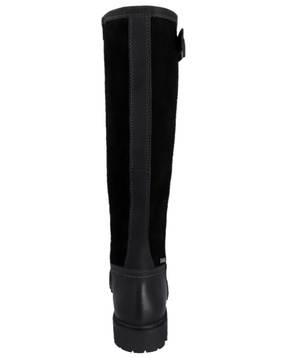 Black Coloured Hunter Womens Canna Waterproof Tall Boots on white background 