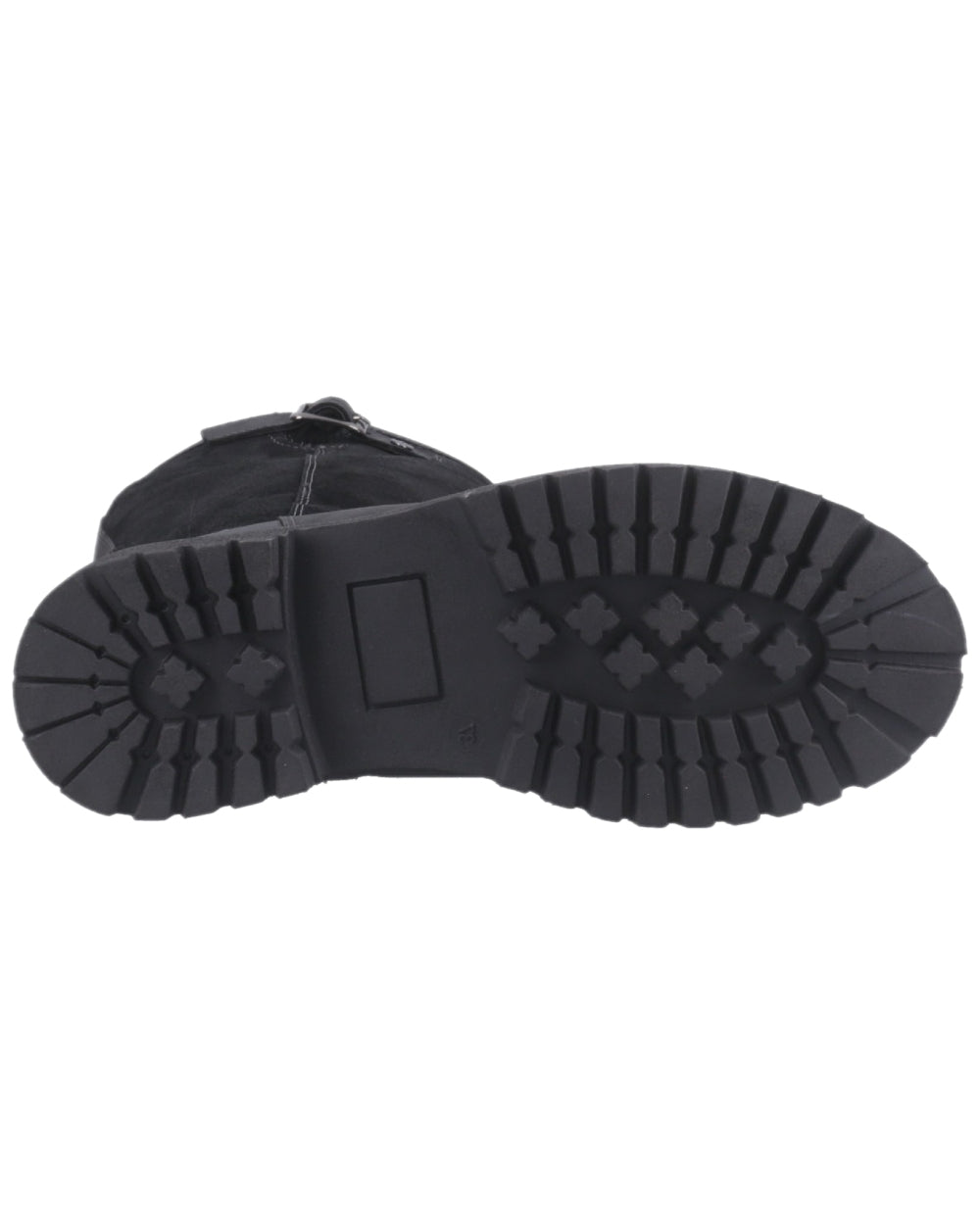 Black Coloured Hunter Womens Canna Waterproof Tall Boots on white background 