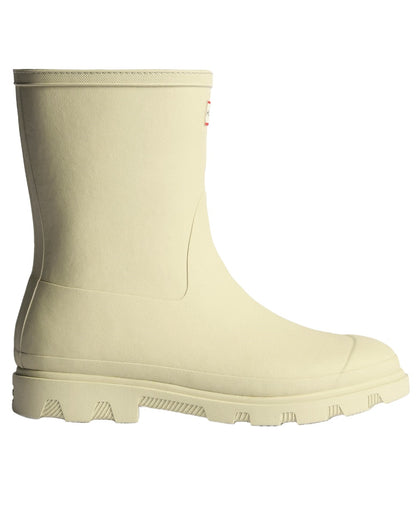 Gravel Coloured Hunter Womens Downpour Insulated Short Boots on white background 