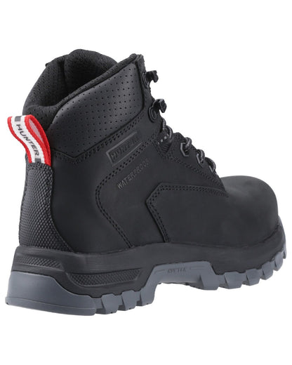 Black Coloured Hunter Womens Gale Safety Boots on white background 