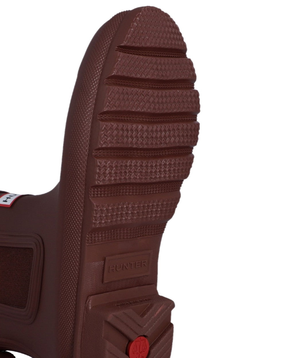 Merlot Coloured Hunter Womens Original Chelsea Boots on white background
