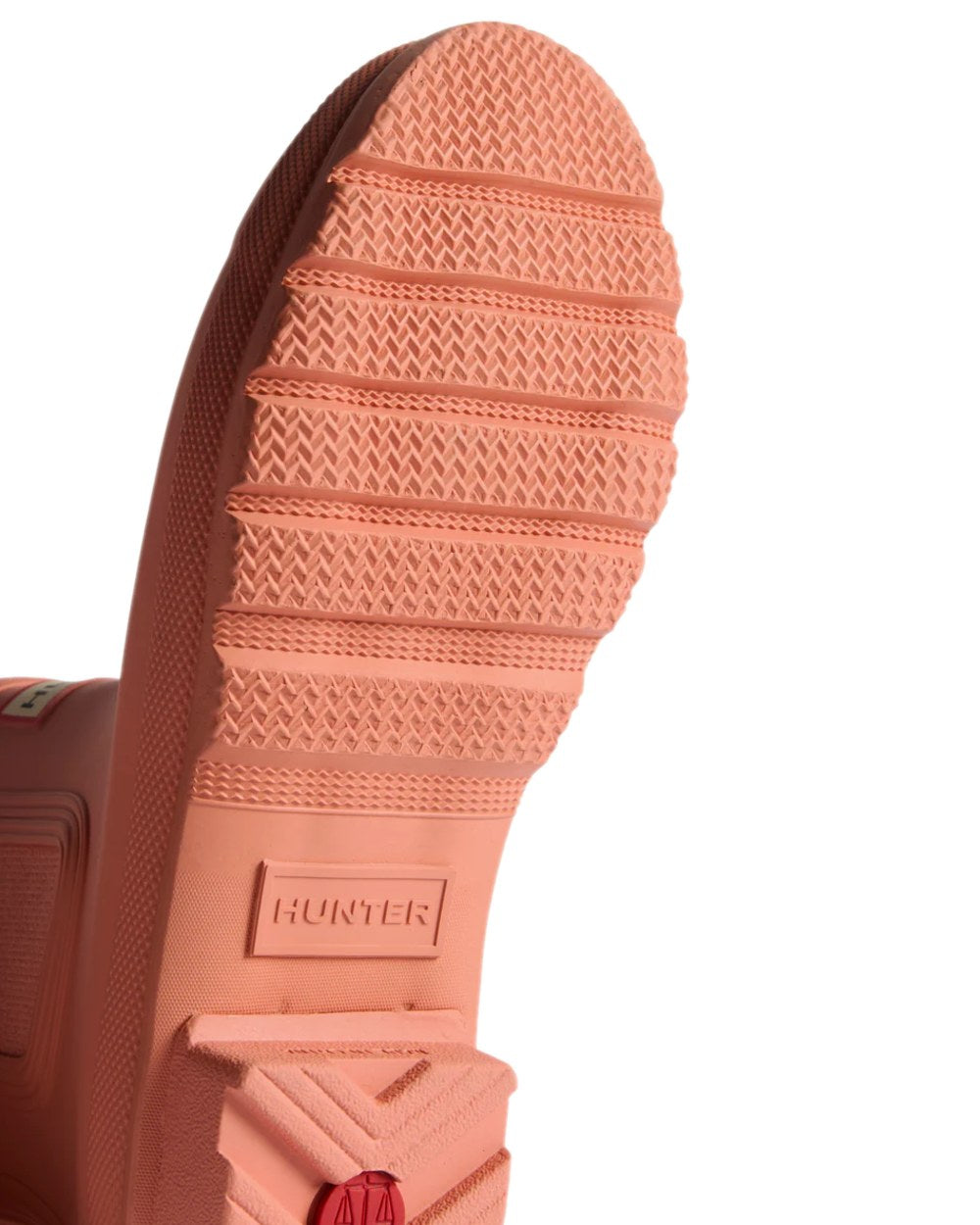 Terracotta Coloured Hunter Womens Original Chelsea Boots on white background
