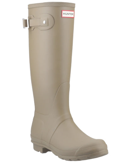 Kettle Coloured Hunter Womens Original Tall Wellingtons on white background 