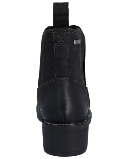 Black Coloured Hunter Womens Skye Waterproof Dealer Boots on white background 