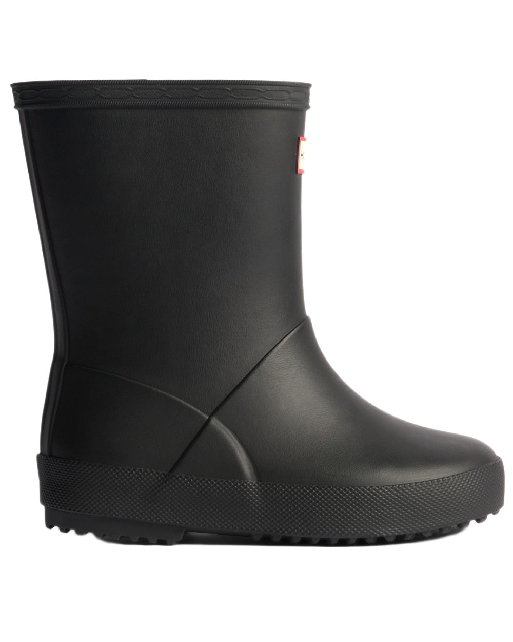 Black coloured Hunter Childrens First Insulated Boots on white background 