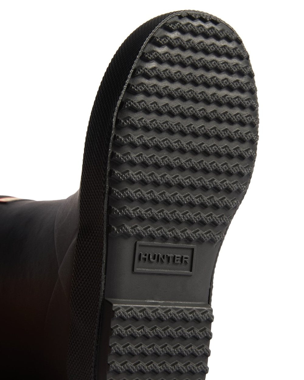 Black coloured Hunter Childrens First Insulated Boots on white background 