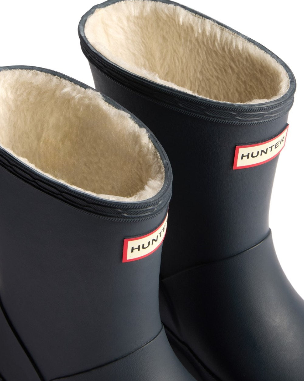 Hunter Navy coloured Hunter Childrens First Insulated Boots on white background 